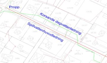 Dämning av bäcken 1 l/s härrör från inläckage i 4 brunnar (NOT 8, 9, 10, 11). Dessutom ligger SNB2565 i en lågpunkt och tar in regnvatten via brunnslocket i samband med regn.