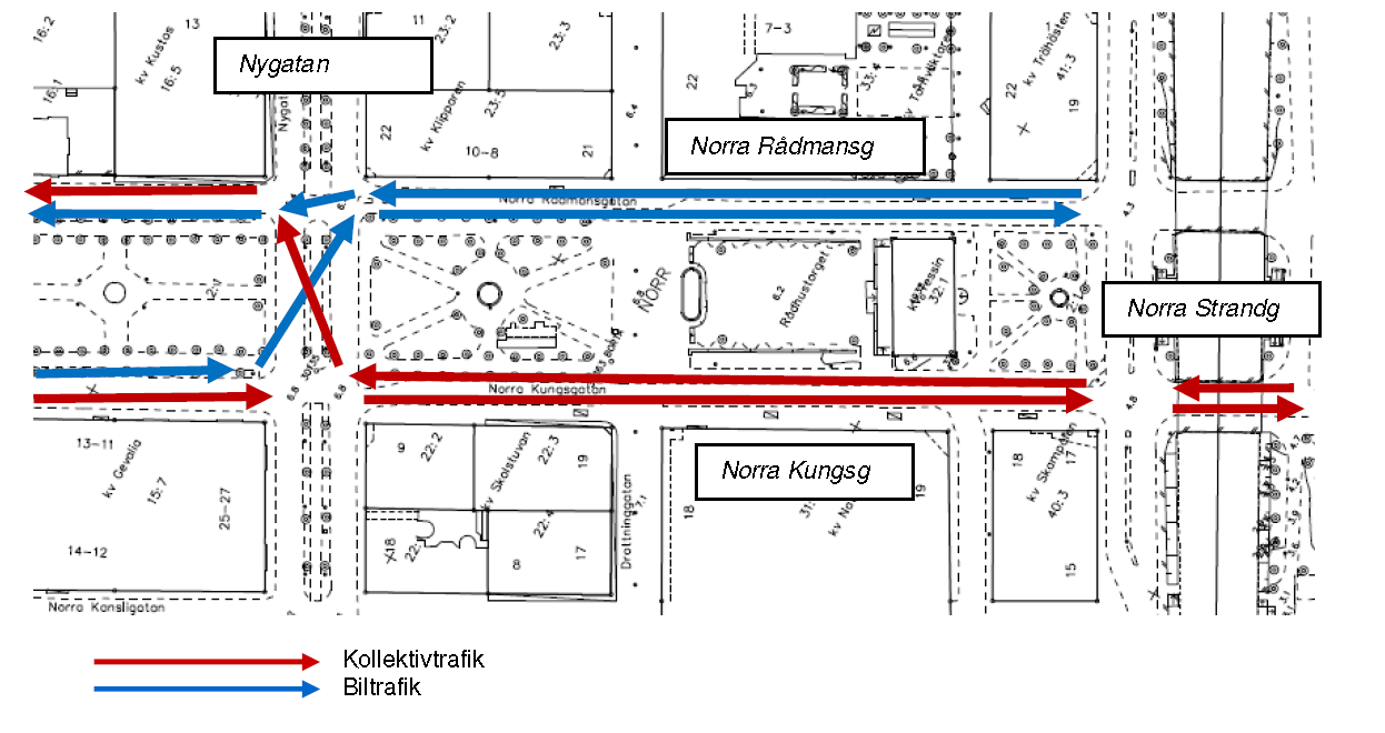 Sid 19 (49) Fördelar: Scenario C underläggar för de bussresenärer som har byte vid Rådhuset och som måste korsa till andra sidan.