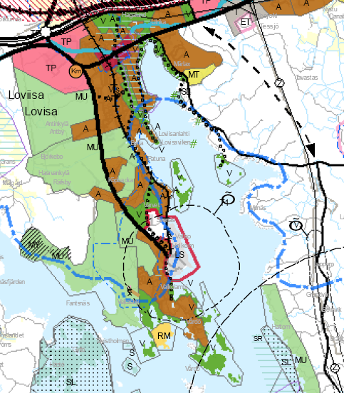 2 Byarnas läge Köpbacka, Räfsby, Svenäs och Varvet ligger i Lovisa stad i Östra Nyland. Patuna och öarna Siksala och Kråkholmen hör till Köpbacka by. Långholmen och Lillängarna hör till Räfsby.