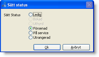 Knappen bearbeta Du kan ändra på många artiklar samtidigt med knappen Bearbeta. Om du har markerat artiklar innan, så är fältet Endast markerade artiklar ikryssat. Förläng period.