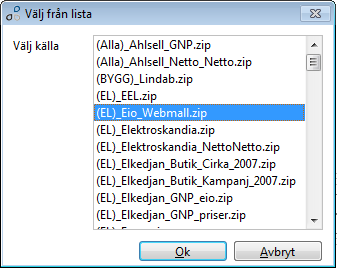 Hantera prismallar Innan du påbörjar inläsning av priser måste mallarna för detta vara korrekta. Nedan går vi igenom hur du kan importera och prova mallarna.