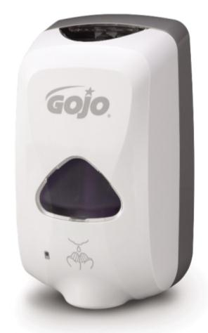 Gojo TFX skumtvål Beröringsfritt hygiensystem Tvål i skumform är överlägset ekonomiskt. Mod.1200 ml GOJO TFX serie är helt beröringsfritt system.