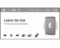 Externa enheter 35 Visa information Knacka på skärmen för att visa information om det spår som spelas för tillfället. Ett meddelande med information, t.ex.