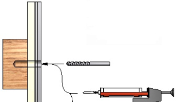 kruvarna ska ha en försänkningsdiameter på minst 10 mm och 12 mm som mest. Kontrollera höjden på skruvskallarna för att tillse att skruvarna inte stör täckplåten. Use stainless steel screws.