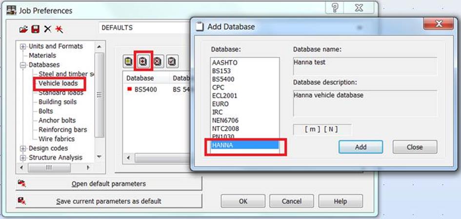 Figur 15 New Moving Load. För att göra databasen tillgänglig för andra sparas filen under c:\users\%username%\appdata\roaming\autodesk\structural\common Data\2015\.