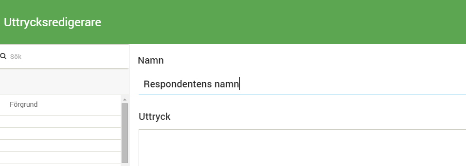 2. Hämta in tidigare svar i en text Det är nu möjligt att hämta in ett tidigare svar i ett textfält. Tidigare var det endast möjligt att göra detta i QuickQuestplus. 1.