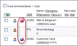 Denna fyrkant talar om, om den sökande sökt någon annan tjänst inom organisationen och/eller någon av de tjänster där du står som ansvarig rekryterare (detta gäller enbart de annonser som ligger i