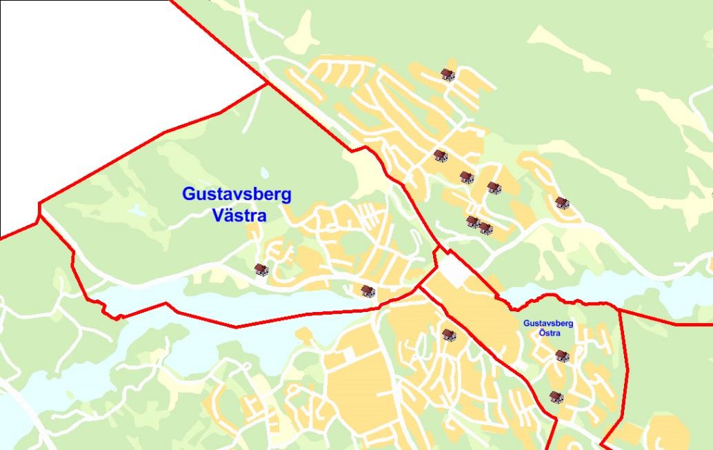 Gustavsberg västra Förskolor Uppskattat platsantal Blomkulan 3 Östra Ekedal 75 Totalt 15 Antal platser Gustavsberg