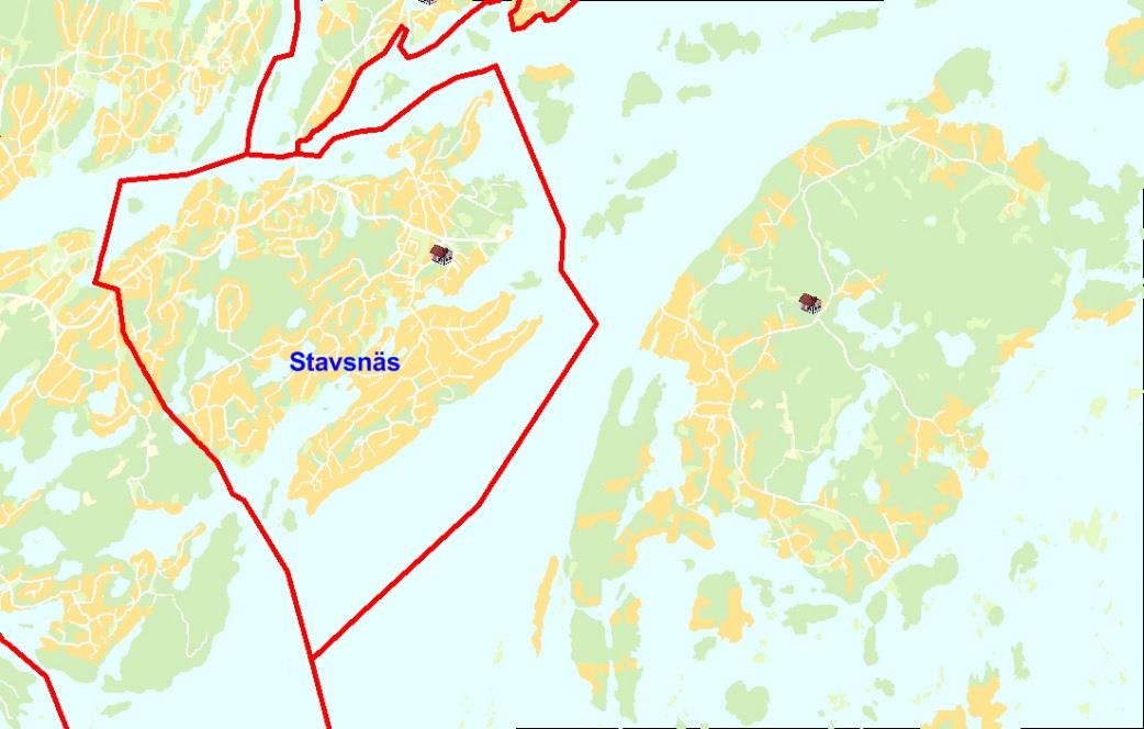 Stavsnäs Förskolor Uppskattat platsantal Talldungen 8 Totalt 8 Antal platser Stavsnäs 16 14 12 1 8 6 4 2 8 67 62 151 14 8 215 216