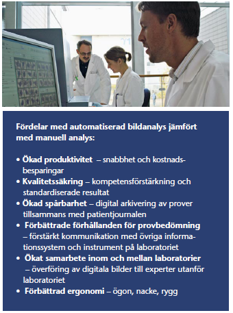 Programmet testar den biomedicinska analytikerns kunskaper i cellklassificering. Den används både under utbildningen och på laboratorier som vill testa personalens morfologiska kunskaper.