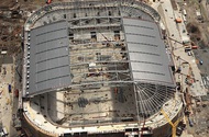 Nybyggnad av nationalarena i Råsunda Friends Arena (Swedbank Arena) Strängbetong AB Projektdata Byggstart mars 2010 Byggkostnad F-btkn Byggmånader 38 Entr.