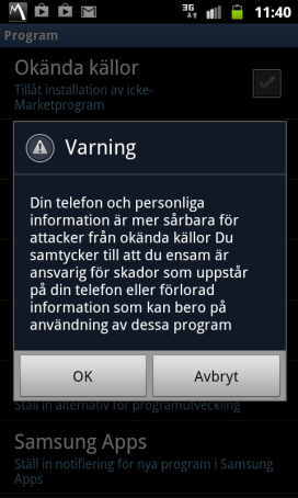 41 42 43 Tryck på Configure. Tryck på Activate. Tryck på Aktivera.