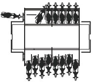 14 Figur 3. Mjölkning i mjölkgrop, parallellstall (DeLaval, 2013).