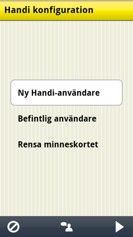 ( 18. Tryck på Installera. Handi-programmet installeras. (En vy med Verifiera och installera kan visas, se 6.20.2 Verifiera och installera).