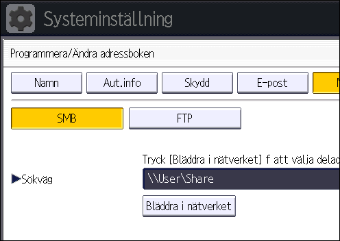 5. Skanner 19. Tryck på [Avsluta]. Kontrollera inställningarna om anslutningstestet misslyckas och prova sedan på nytt. 20. Tryck på [OK]. 21. Tryck på [Avsluta]. 22.