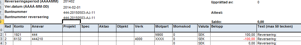 54 (112) För bokföring av H0 och H2 gör på följande sätt 10. Gå in via Tillägg, välj bokför och välj Aktivt blad. För bokföring av H1 och H8 görs på följande sätt 11.