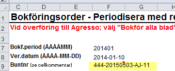 55 (112) Har något signalerats återfinns dessa under buntid. I exemplet nedan finns inget signalerat vilket innebär att allt varit ok i förhållande till begreppsvärden och konteringsregler.