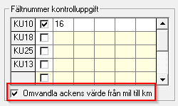 FLEX Reseräkning Användarmeddelande (november 2014) 11 Milersättning på KU med enhet mil/km På kontrolluppgiften KU 10 och KU 13 ska du i ruta 16 rapportera Antal km med milersättning vid bilförmån.