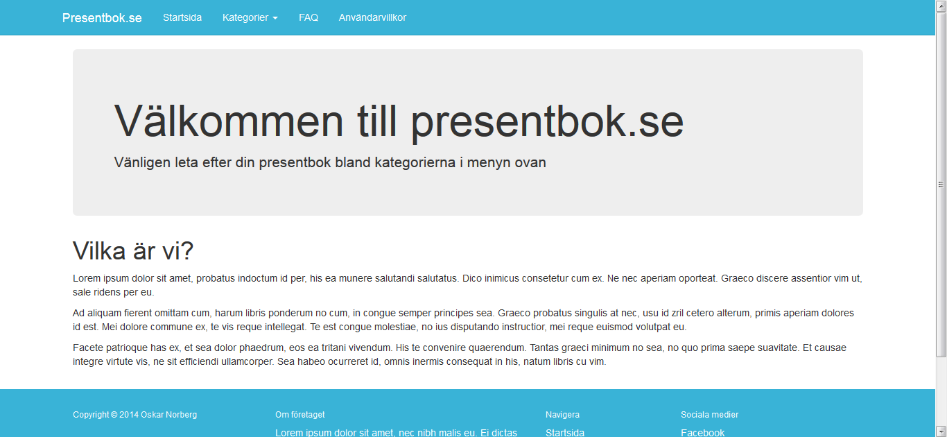 3 Systemöversikt 3.1 User stories Grunden för projektbackloggen och därmed den funktionalitet som implementerades i webbapplikationen lades genom att beskriva ett antal user stories.
