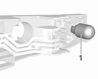 Bilvård 207 4. Lossa kontakten från lampenheten. I versioner med LED-bakljus är fästflikarnas placering något annorlunda. 5. Tryck på de tre spärrarna och ta bort lamphållaren från ljusenheten. 6.