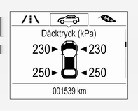 Välj Lätt för komforttryck upp till tre personer. Eko för Eco-tryck upp till tre personer. Max för full last.