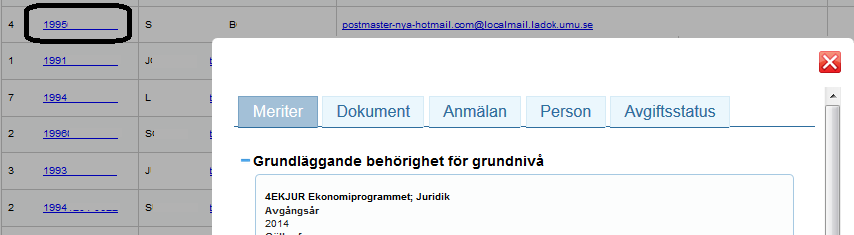 Observera även att fliken Strukna skapats efter att användare vid work shops och tester uttryckt behov av att få en överblick över strukna.