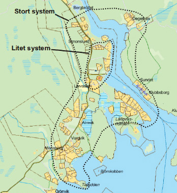 Avloppsutredning på Ornö På uppdrag av Skärgårdsstiftelsen och Green Islands har konsultfirman Water Revival Systems genomfört en systemanalys av avloppsreningsverk och ledningsnät vid Kyrkviken på