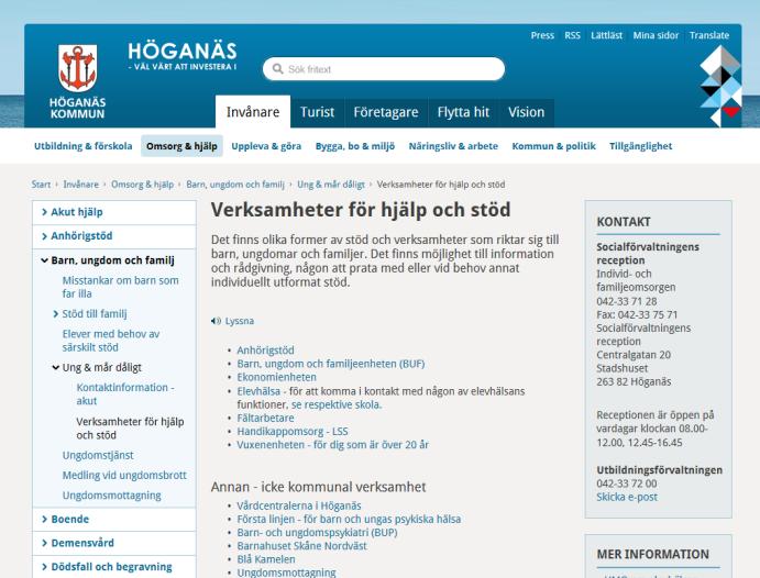 8 (17) Förbättringsområden Arbeta utifrån de två personasen och se till att informationen uppfyller deras önskemål i möjligaste mål. Se till att det är enkelt skrivna texter med informativa rubriker.