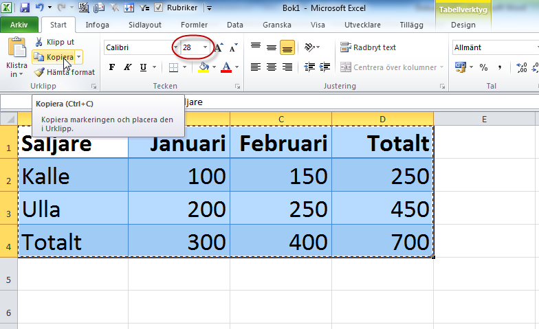 Ett sätt att skapa uträkningsmöjligheter i PowerPoint Det finns ett sätt att skapa möjligheten till uträkningar i PowerPoint.