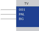 ANVÄNDA TVN FÖR FÖRSTA GÅNGEN 1) Anslut antennen till RF 75 uttaget. 2) Slå på TV-enheten.