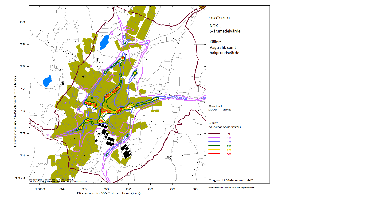 Resecentrum i Skövde vid stjärnan.