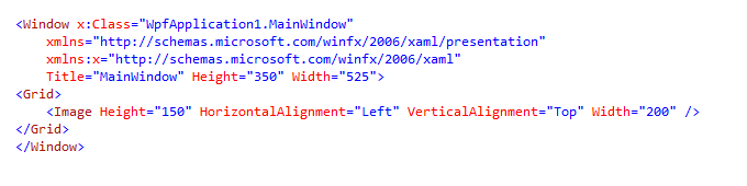 ersättare, utan snarare ett alternativ till WinForms. När man arbetar med WPF kan man också skapa element grafiskt med hjälp utav Visual Studio. Skillnaden är att de här skapas i XAMLkod istället.