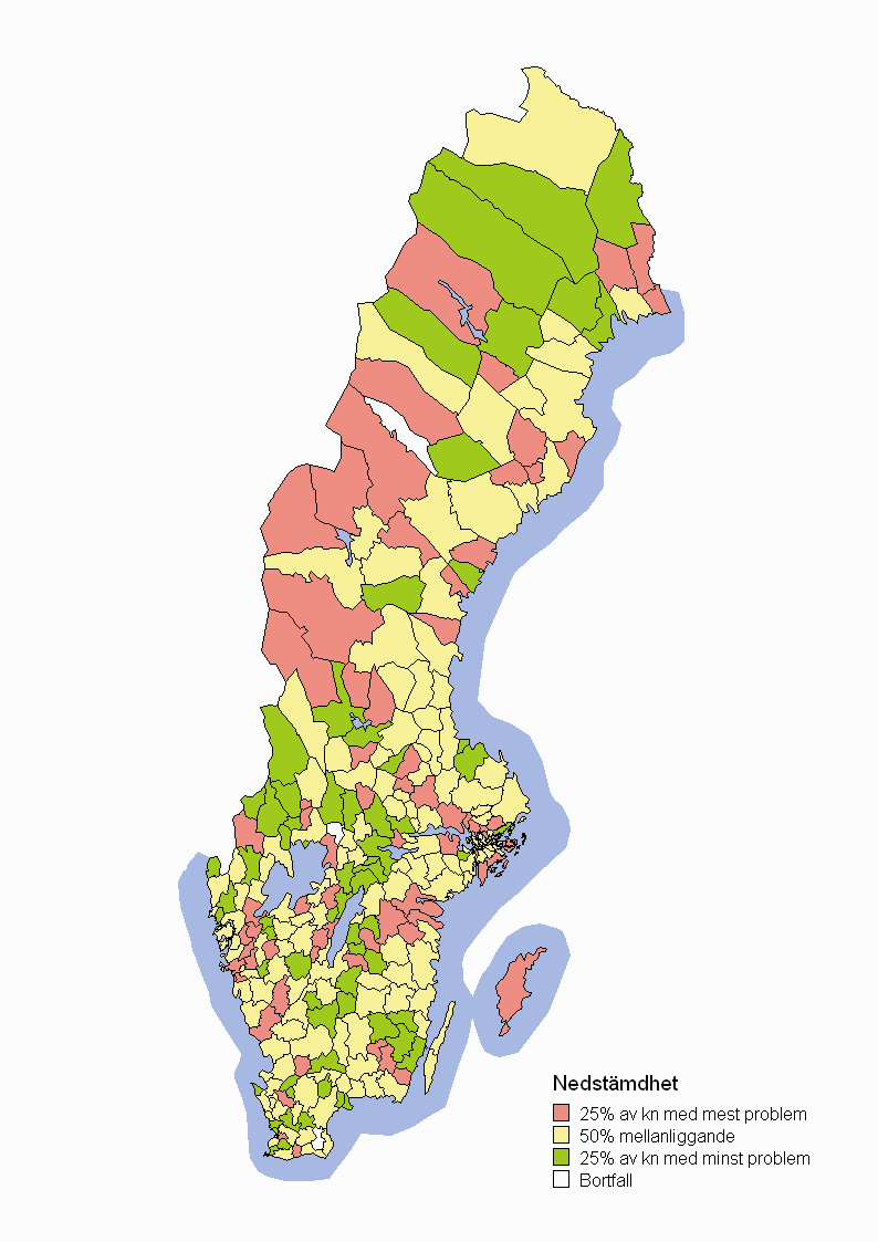 Andel elever åk 9 som har 2 eller fler symptom varje vecka enligt Skolbarns hälsovanor Trend psykosomatik 1-åringar Grodan,% 47,% En nationell kartläggning av barns och ungdomars psykiska ohälsa 4,%