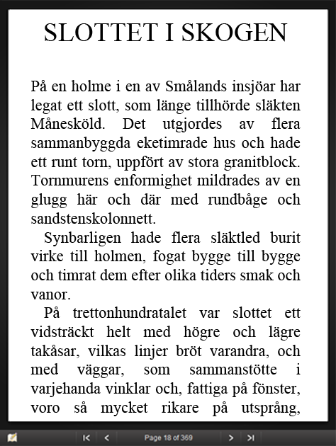 Bilaga 1 : E-boksformaten EPUB och PDF Det är för närvarande två e-boksformat som dominerar på marknaden, EPUB och PDF.