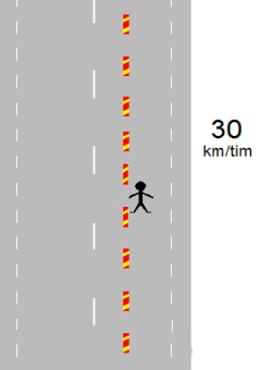 5.5. Verklig hastighet på passerande trafik förbi arbetsplatsen Arbetsmiljöverkets har tolkat 81 i föreskrifterna om byggnads- och anläggningsarbete (AFS 1999:3) i väglednings PM för passerande