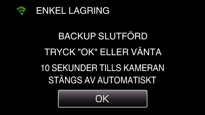 Använda Wi-Fi (GZ-EX515/GZ-EX510) ENKEL LAGRING Du kan spara videofilmer och stillbilder till din dator genom att följa några enkla steg Anslut till datorn trådlöst via anslutningspunkten (trådlös