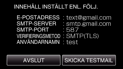 Använda Wi-Fi (GZ-EX515/GZ-EX510) 0 Tryck på A/a/1 för att välja tecken bland versaler, gemener och siffror 0 Tryck på E eller F för att gå ett steg till vänster eller höger 0 Efter inställning,