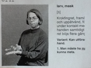 Torsdag 11/4 Idag tittade vi på en naturfilm om daggmasken, där fick vi veta lite fakta om masken och hur den levde. appen Magnifier (förstoringsglas) så här tecknar vi ordet mask V.