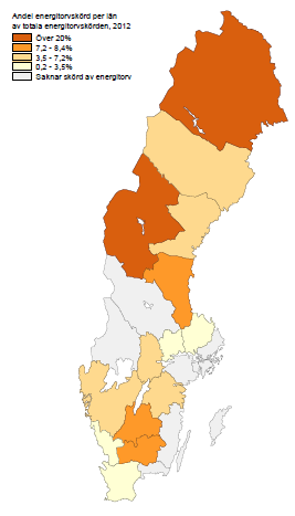 22 (59) Figur 4. Produktion av energitorv 1980-2012, uttryckt i 1000 kubikmeter.