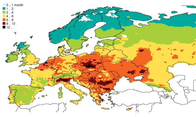 Luftföroreningar & Hälsa Förhöjda halter av partiklar (PM 2,5 ) orsakade år 2005 cirka 455 000 förtida dödsfall i EU.