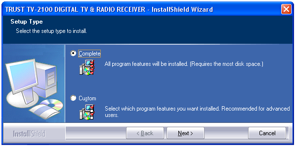 Välj installera programvaran (Install software) 3 Flera program installeras.