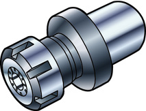 ER-hylschuckadapter, kort För drivenheter nga verktygsväxlarspår DN 6499/ 391.14 P alanserat utförande oromant apto - Adaptrar för roterande verktyg Tillbehör Levereras ej med verktyget.