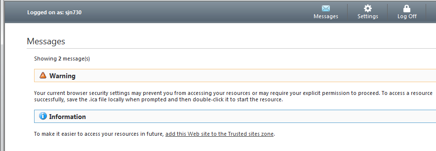 Sida: Sida 30 av 37 5.6 Meddelande om Browser Security Settings Om du efter inloggning på http://www.regionhalland.