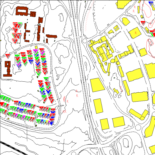 Bilaga D Beräkning av samhällsrisk Vid beräkningar av samhällsrisken studeras normalt ett typområde på en kvadratkilometer, med den aktuella planen eller riskkällan i dess mitt xiii.