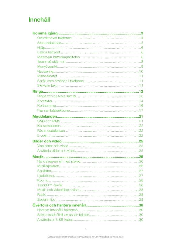 Du hittar svar på alla dina frågor i instruktionsbok (information, specifikationer,