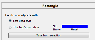 1. Rita ut en lämpligt stor cirkel 2. Öppna Fill and Stroke-dialogrutan 3. Klicka på knappen Radial gradient 4.