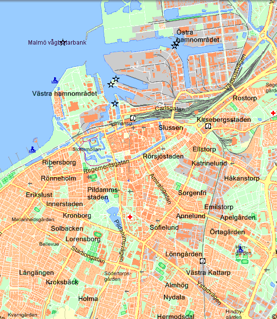 Stationerna Malmö C och Triangeln kompletterar varandra.