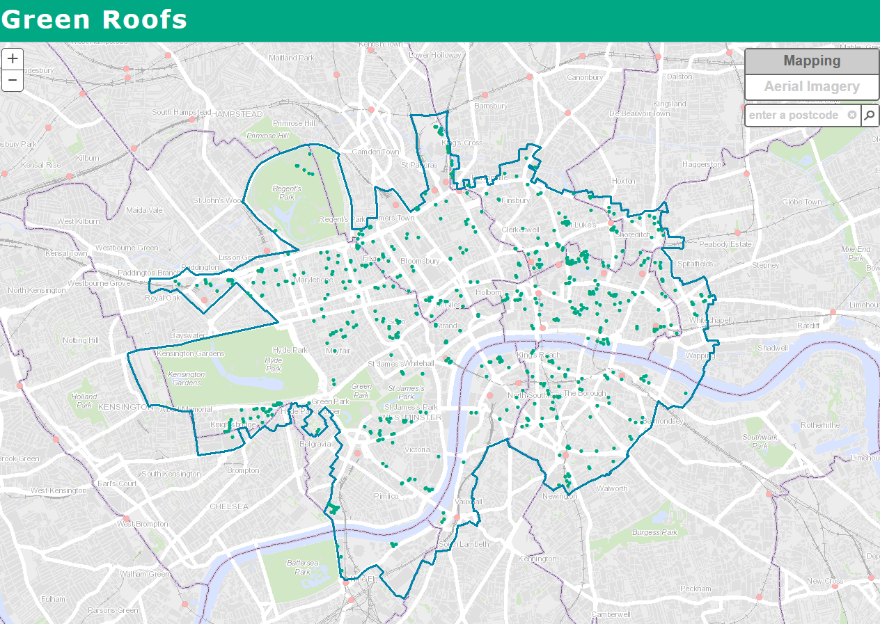 2 Grön infrastruktur och policy för London I London prioriteras numera urban greening som klimatförändringsstrategi, och som ett medel för att dessutom öka den biologiska mångfalden och göra London