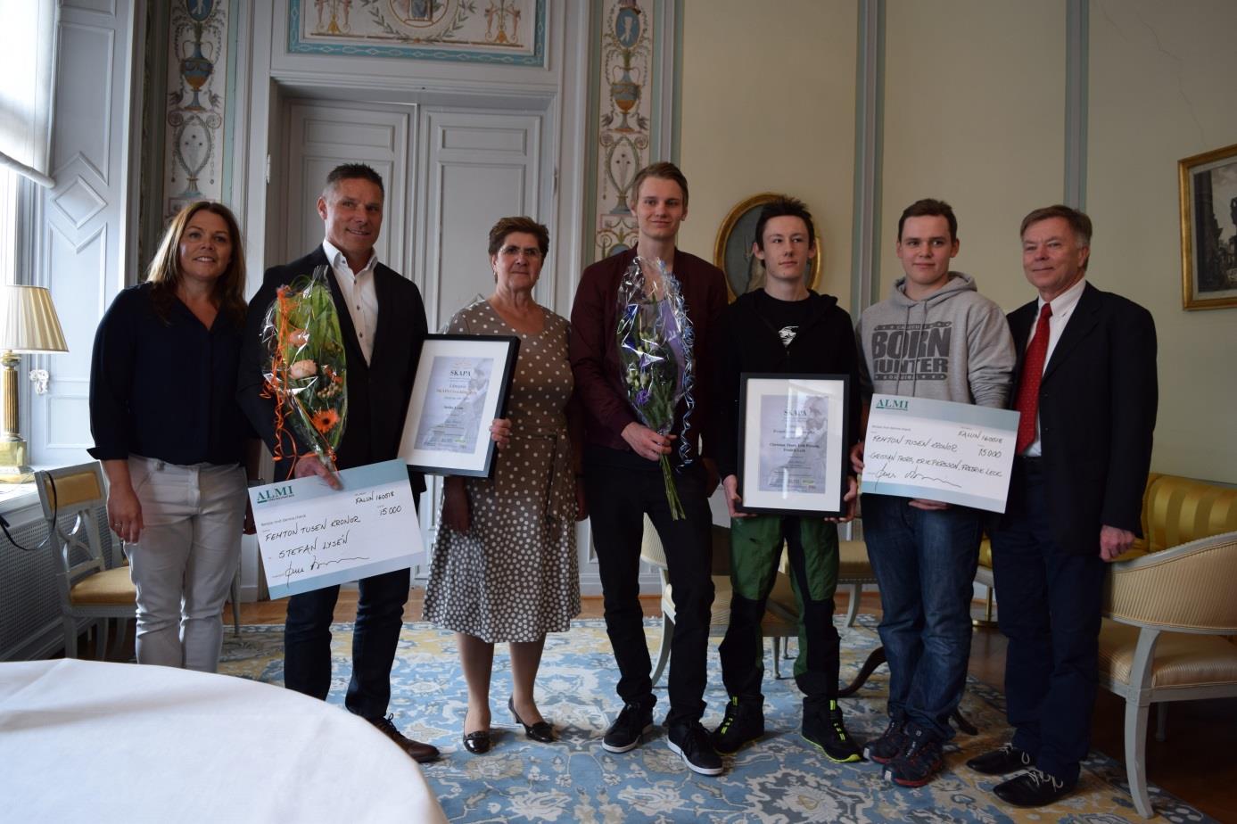 Vinnarna i kategorin Framtidens innovatör vann också årets produktutveckling på den nationella UF galan i Stockholm i går.