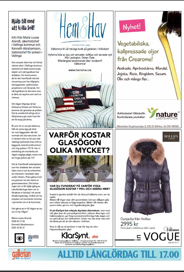Samt får hjälp av lokala handlare när